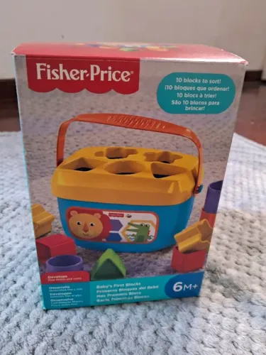 balde primeiros blocos fisher Price