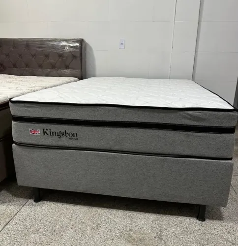 Cama box casal Molas Ensacadas - Kingston 