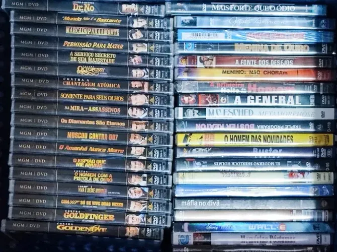 DVDs vários títulos Valores de 5 a 20 unidade