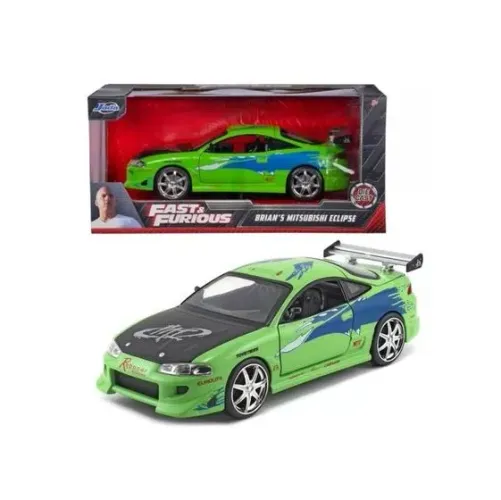 MINIATURA MITSUBISHI ECLIPSE - VELOZES E FURIOSOS 1/24 - JADA TOYS