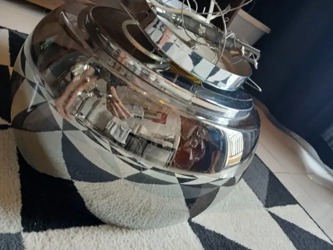 Luminária de cristal espelhada /troco por tv32 polegadas