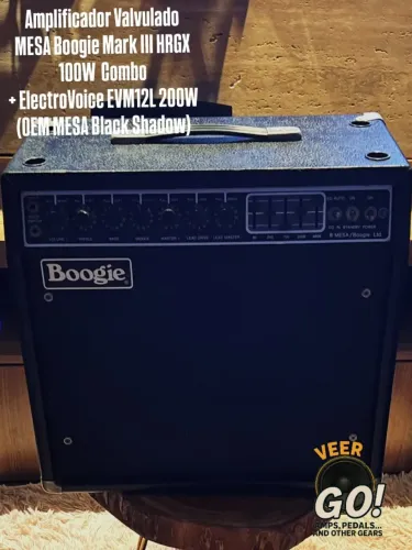 Amplificador Valvulado Mesa Boogie Mark III HRGX 100w Black Stripe