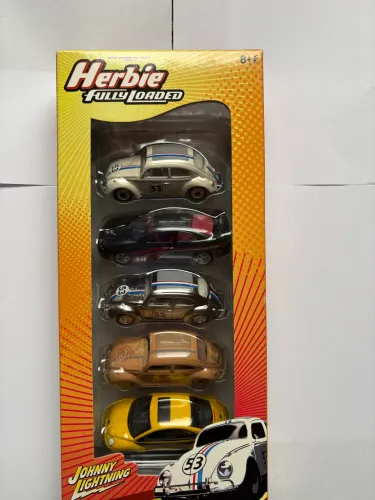 Set Herbie meu fusca turbinado escala 1/64 Jonnhy Lightning 