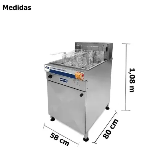 Bh fritadeira industrial 380v 18000w 44L 