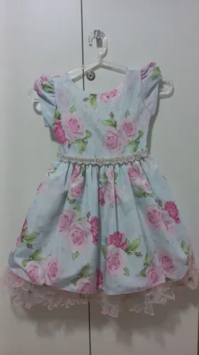 Vestido infantil floral