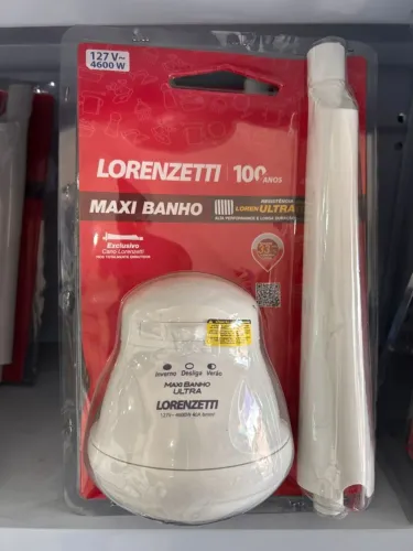 DUCHA LORENZETTI MAXI BANHO C/CANO  leia a descrição 