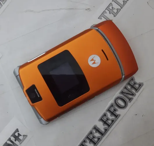 Motorola RAZR V3 COPPER celular antigo Flip RELIQUIA impecável 