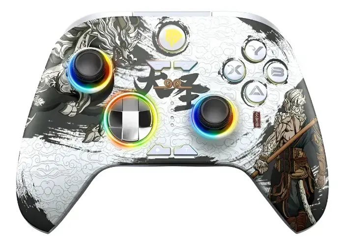 controle sem fio wukong rgb com hall effect