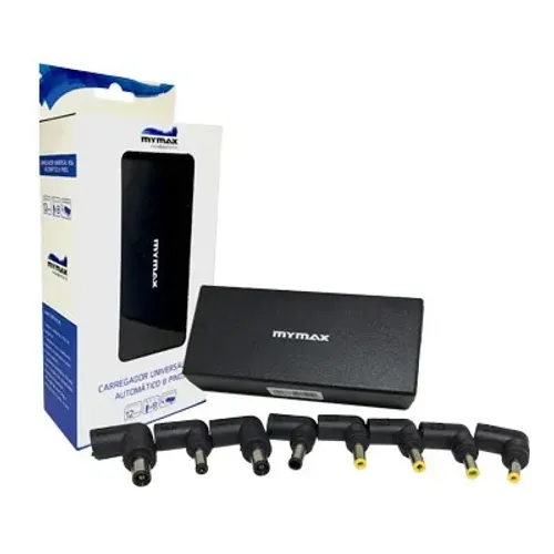 Carregador Universal Notebook - Aut. 90W 8 pinos MYMAX