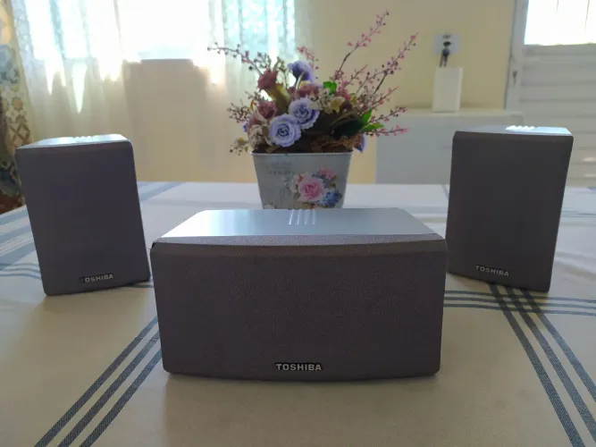 Trio frontal home theater central + frontais