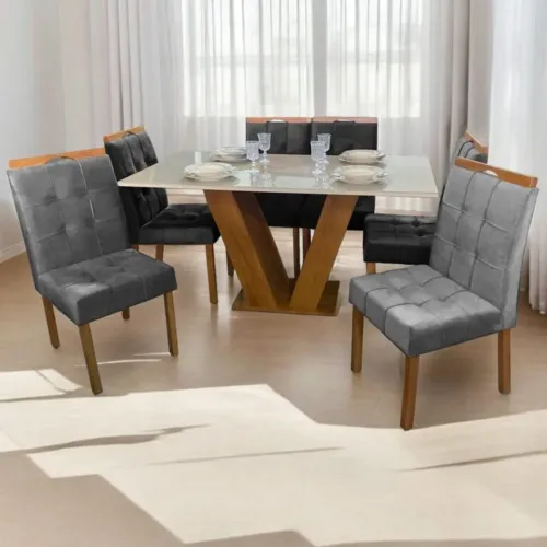 Sala de Jantar 6 Lugares Grécia tt43