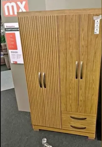 Guarda Roupa Solteiro 4 Portas 2 Gavetas (NOVO) Entrega Grátis!