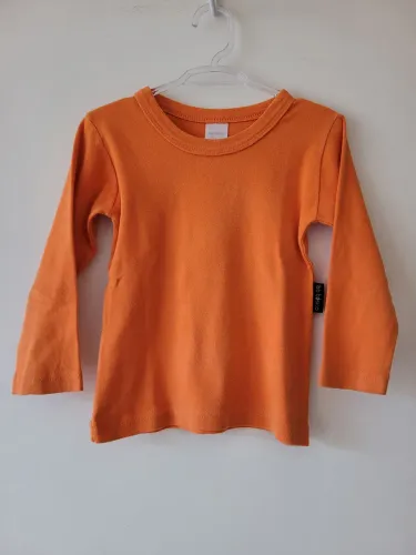 Blusa Manga Longa Laranja