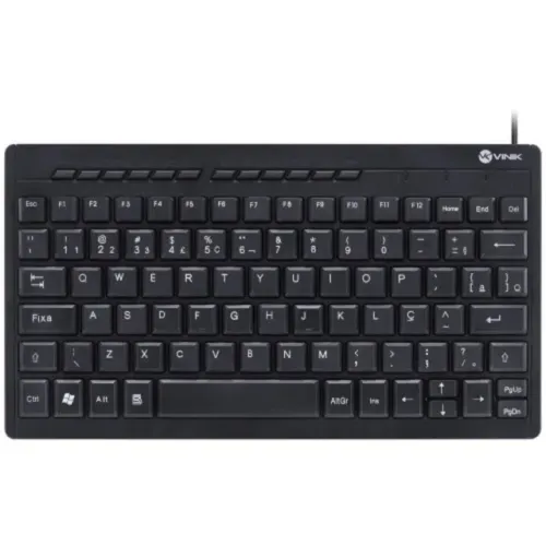Mini Teclado Multimídia USB Vinik Dynamic Flat - WZetta