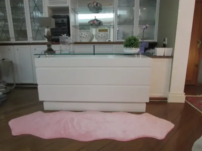 Tapete ecologico 0,50x1,60m rosa formato 001-1