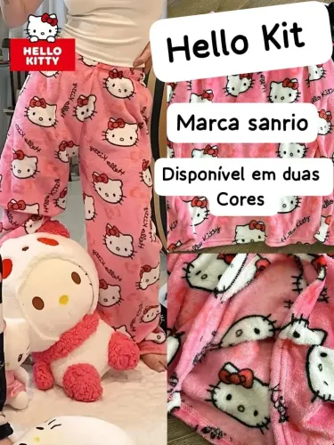 Calça hello kitty unissex é feminina