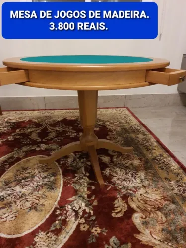 MESA DE JOGOS MADEIRA
