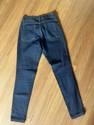 Calça Jeans Skinny Azul Escuro