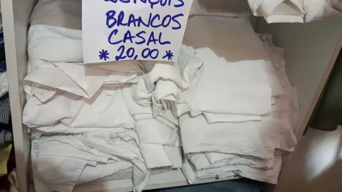 Lençóis brancos Teka algodão casal
