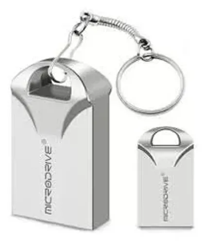 Pen Drive 64gb Usb 2.0 Mini Chaveiro Metal Resistente