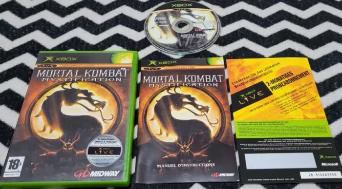 Jogo Mortal Kombat Mystification Edição Européia Original Para Xbox