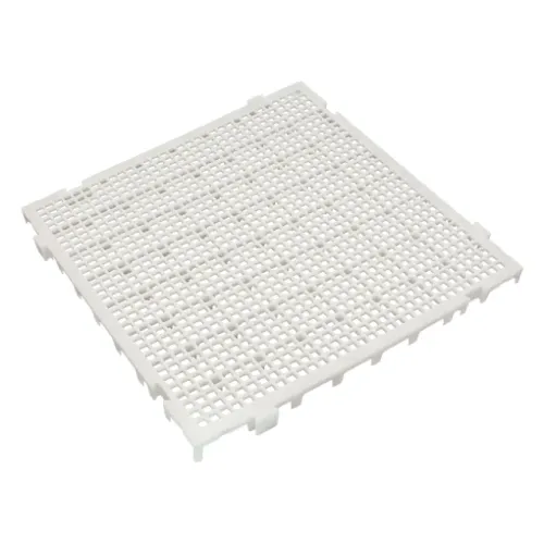 6398- ESTRADO PLASTICO EST3,0 3,0X50X50 BRANCO DELLAPLAST