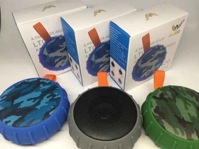 Caixinha de Som Bluetooth Altomex - À Prova d?Água nova lacrada 