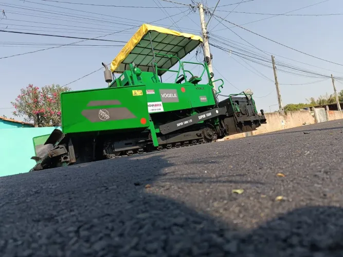 Pavimentadora Vögele Super 1800