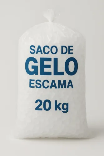 VENDA DE GELO ESCAMA - SACO 20KG