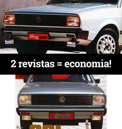 VW Gol Copa 1982 - Kit 2 revistas Quatro Rodas e Classic Show com história