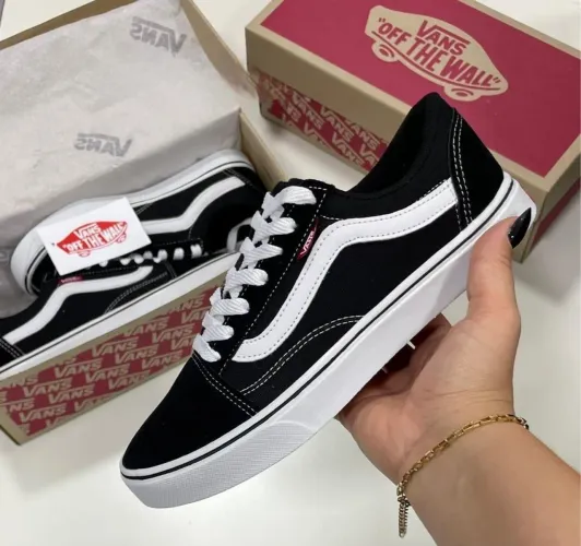 Tênis Vans Old Skool Preto e Branco