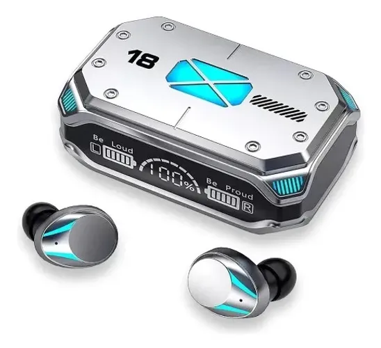 Fone de Ouvido M41 Bluetooth Sem Fio 5.3 True Bluetooth Toque Display Intra-auricular