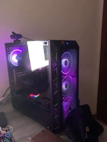Setup gamer Ryzen 5 5500 | 16 GB RAM | RX 5500 XT + Dois monitores gamer