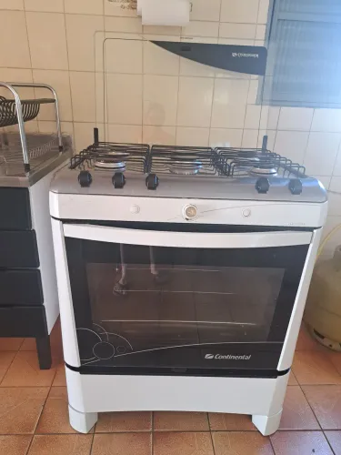 Fogão continental 5 bocas branco.?