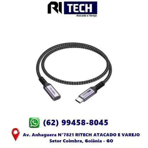 Cabo Extensor Tipo C 50cm Arquivos Carregamento
