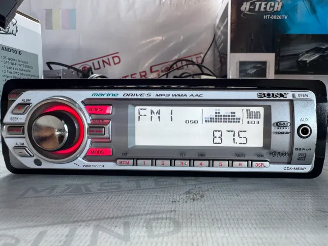 Cd rádio e com bluetooth Sony linha náutica lindo aparelho na promoção 