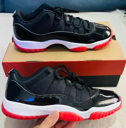 Tênis Air Jordan 11 Bred Low 100% Original