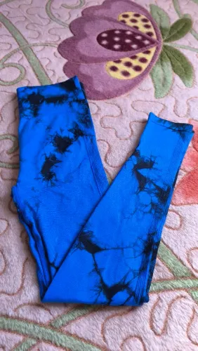 Calça Legging Azul Empina Bumbum 