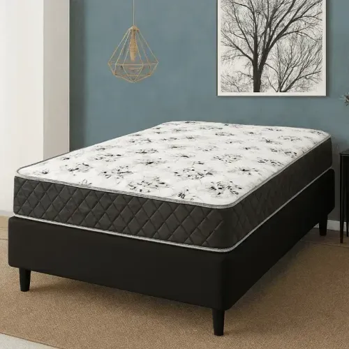 Conjunto base e colchão D33 Solteiro