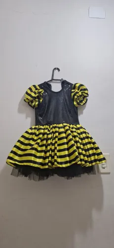 Vestido fantasia abelha infantil 