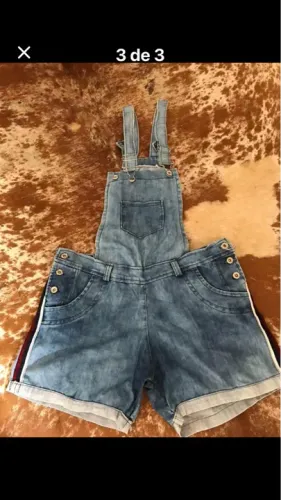 Macacão Jeans - Azul