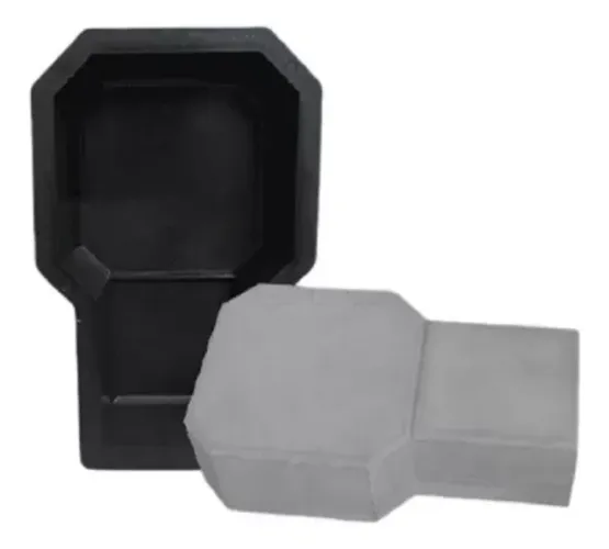 Kit 10 Formas Plásticas Paver Raquete 25x15 Concreto Para Pavimentação