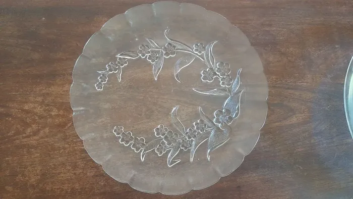 Prato de bolo vidro 31cm