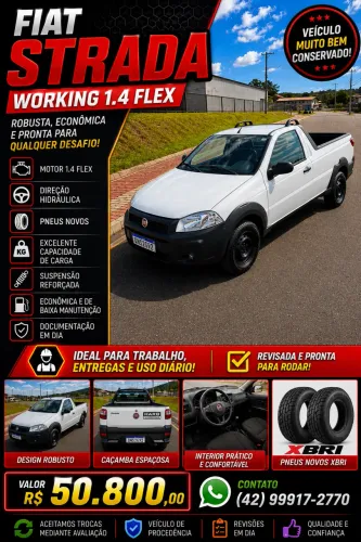 Fiat Strada Working Hard 1.4 Fire Flex 8V CS 2018