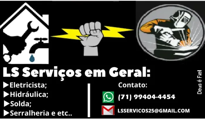 Serviços em Geral, solda, eletricista, serralheria, hidráulica, som automotivo entre outro
