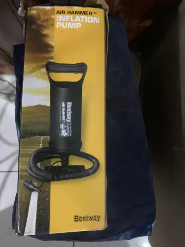Colchão inflável de solteiro + bomba