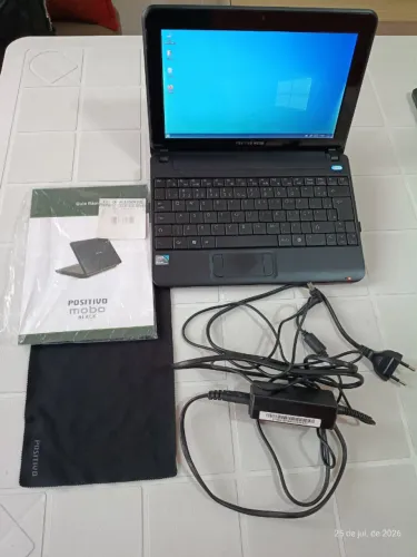 Netbook Positivo Mobo Black 4000, bem bonito e funcionando, bateria funcionando