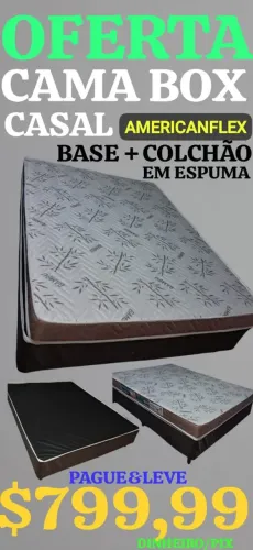 CAMA BOX AMERICANFLEX