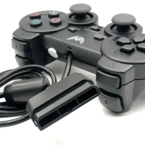 Knup KP-GM015 Controle Manete Para Ps2 Playstation 2 Ps1 Dualshock