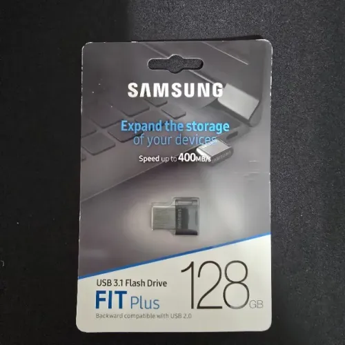 Pen Drive Samsung fit plus 128gb usb 3.1 MUF-128AB/AM novo
